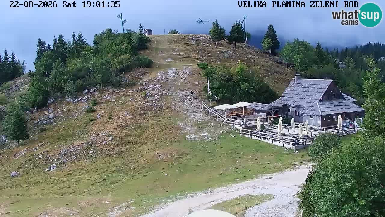 Zeleni Rob – Webcam live | Velika Planina
