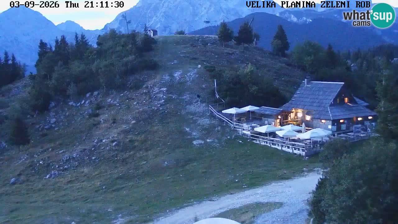 Zeleni Rob – Webcam live | Velika Planina