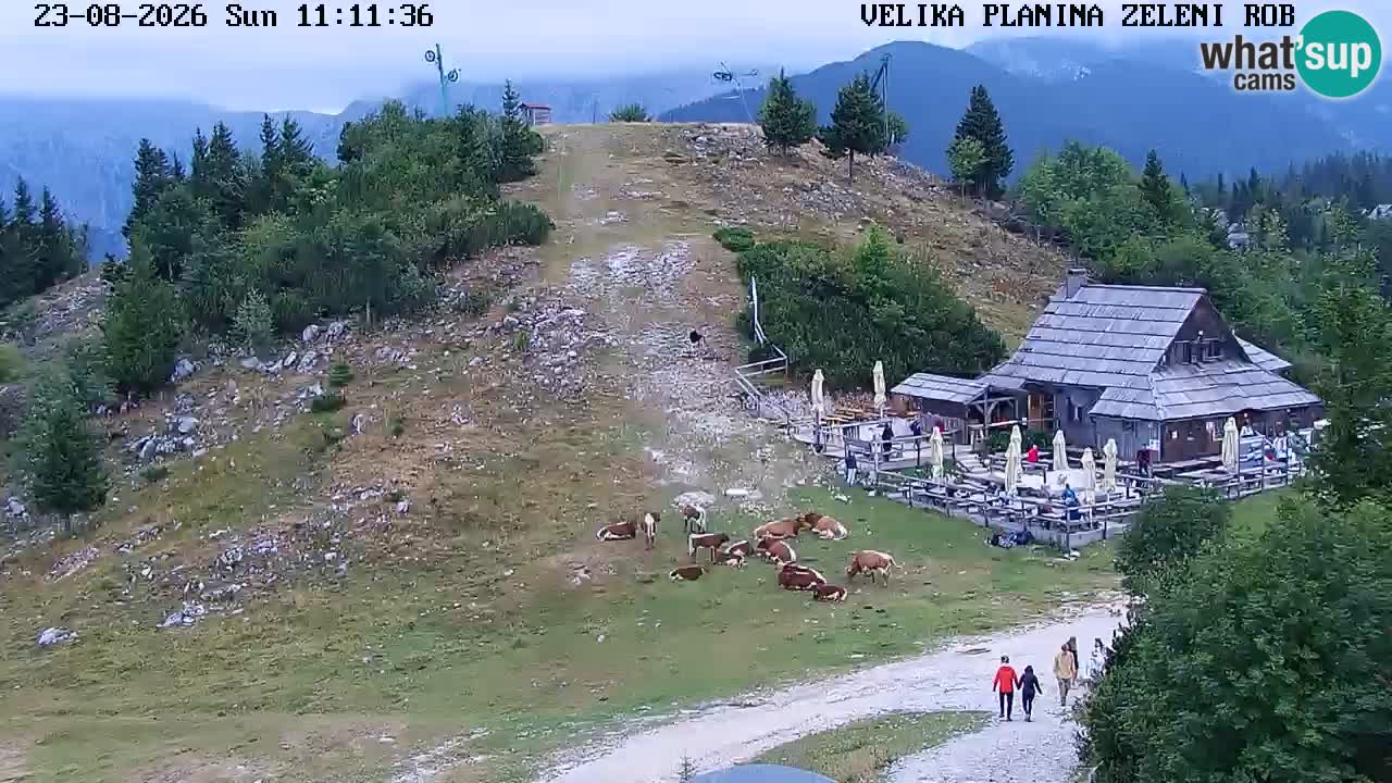 Zeleni Rob – Webcam live | Velika Planina