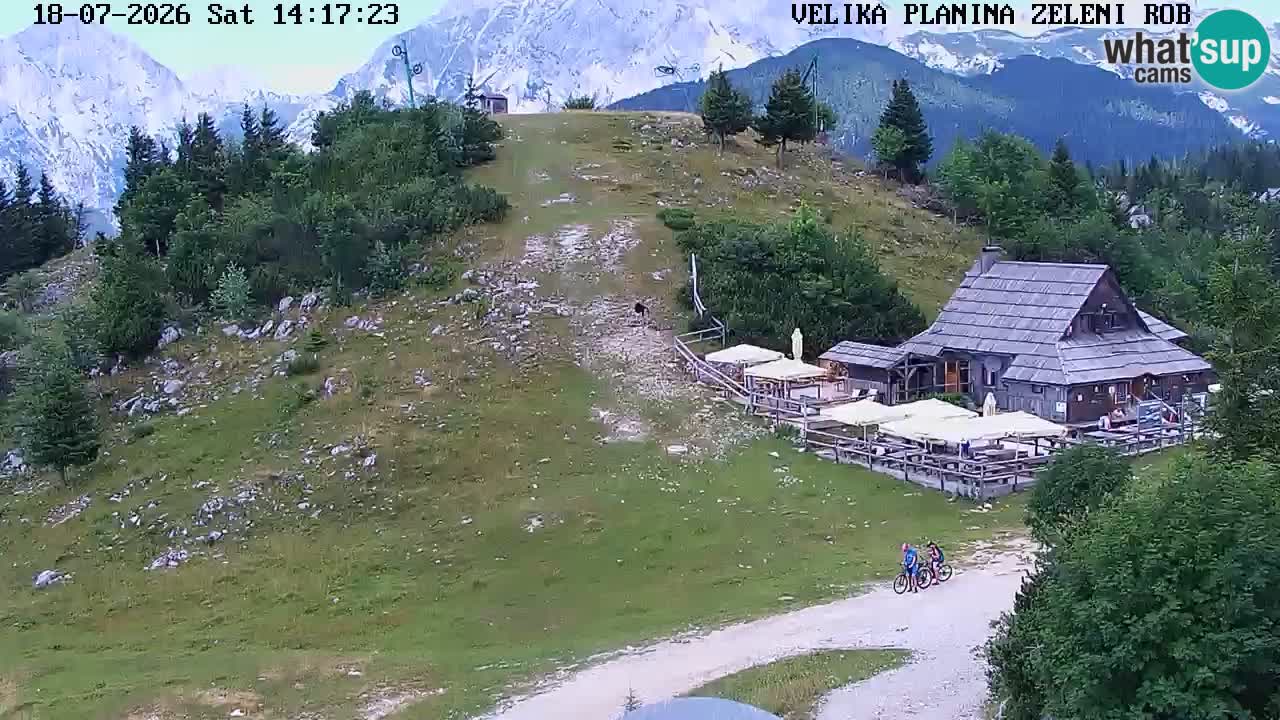 Zeleni Rob – Webcam live | Velika Planina