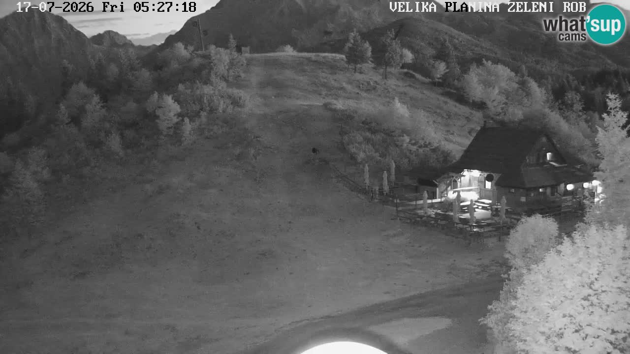 Zeleni Rob | Web kamera Velika Planina