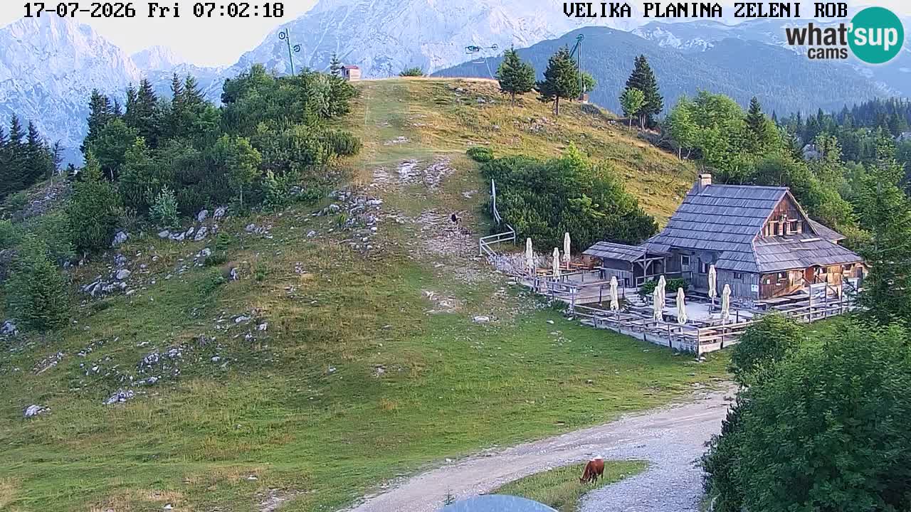 Zeleni Rob | Web kamera Velika Planina