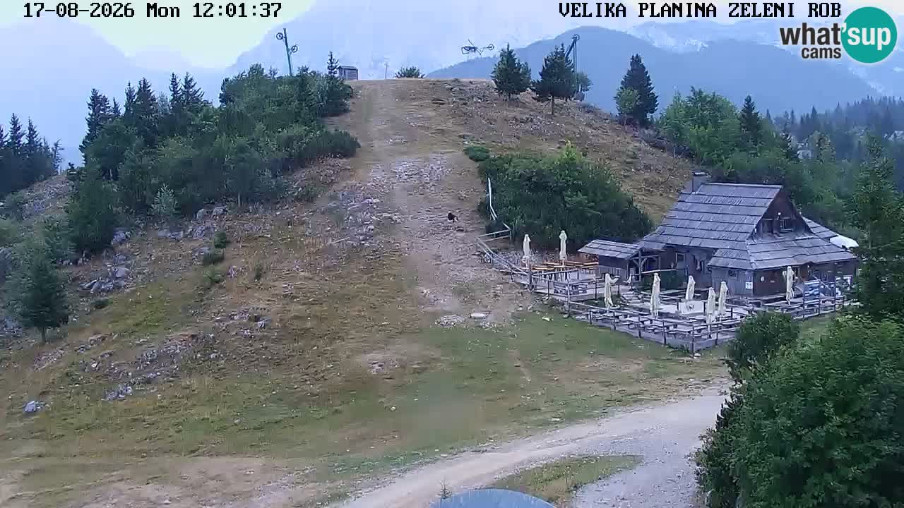 Zeleni Rob – Webcam live | Velika Planina