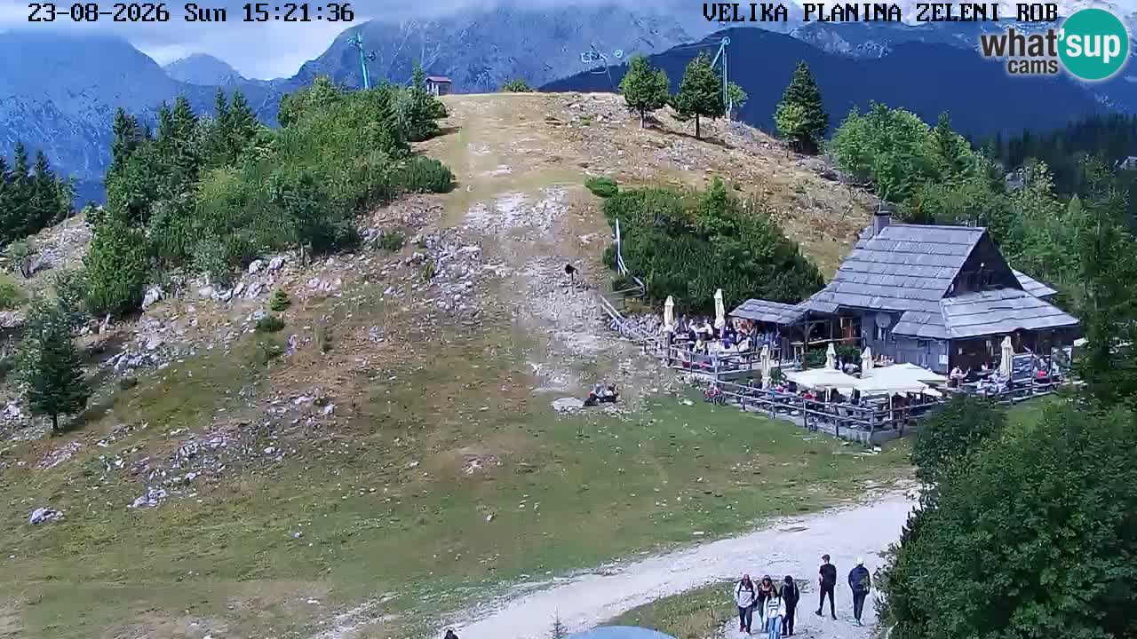 Zeleni Rob – Webcam live | Velika Planina