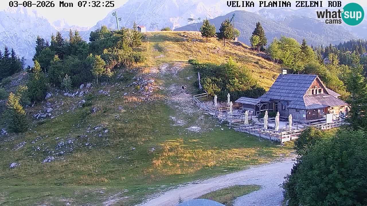 Zeleni Rob – Webcam live | Velika Planina