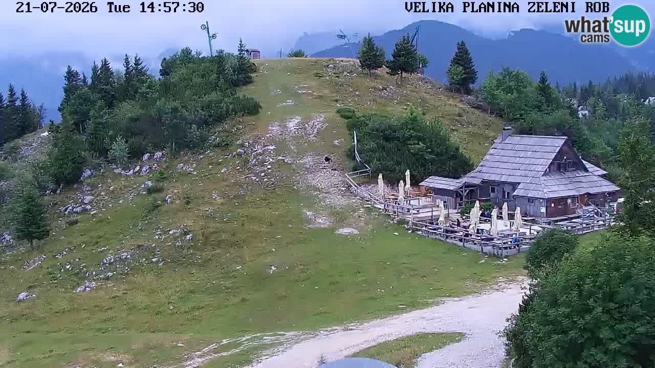 Zeleni Rob – Webcam live | Velika Planina