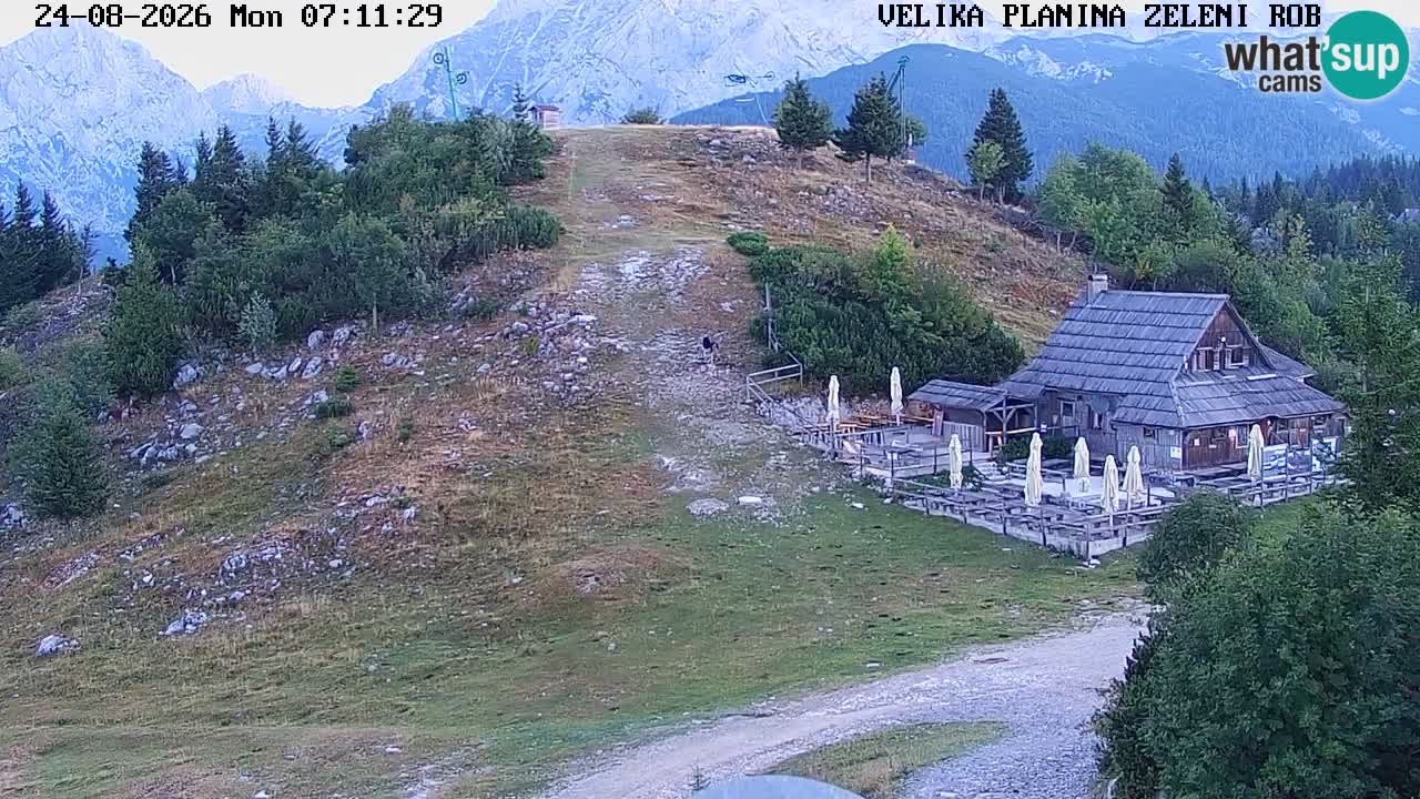Zeleni Rob – Webcam live | Velika Planina