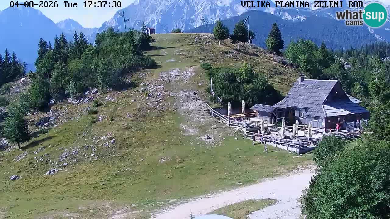 Zeleni Rob – Webcam live | Velika Planina