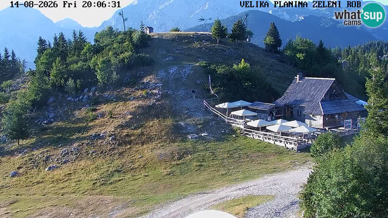 Zeleni Rob – Webcam live | Velika Planina