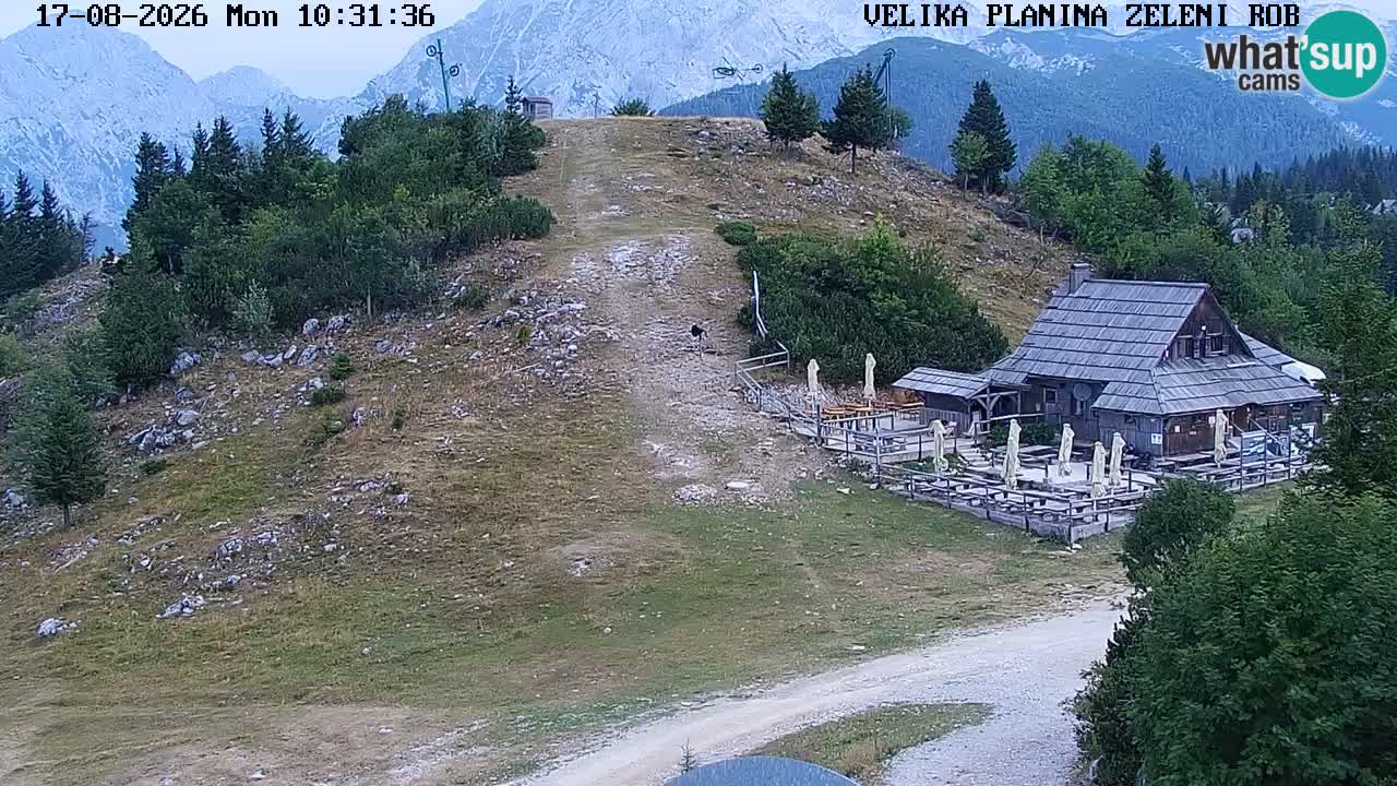 Zeleni Rob – Webcam live | Velika Planina
