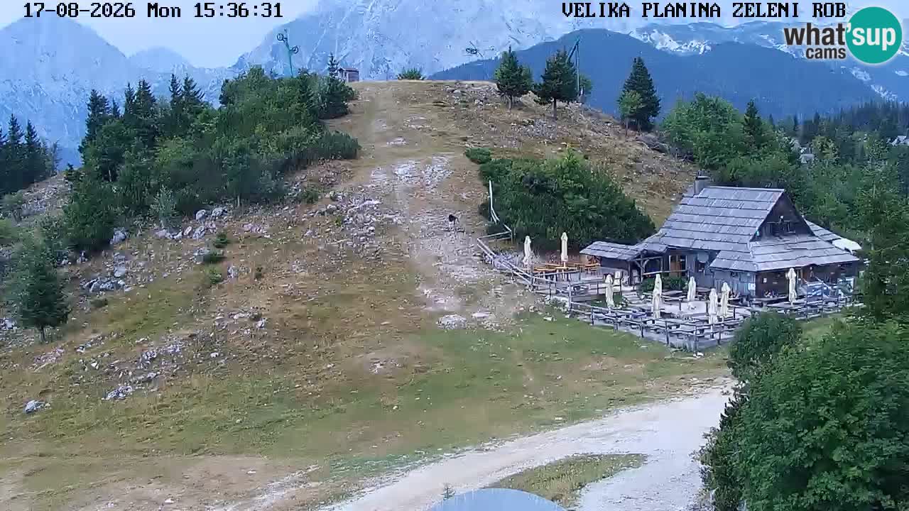 Zeleni Rob – Webcam live | Velika Planina