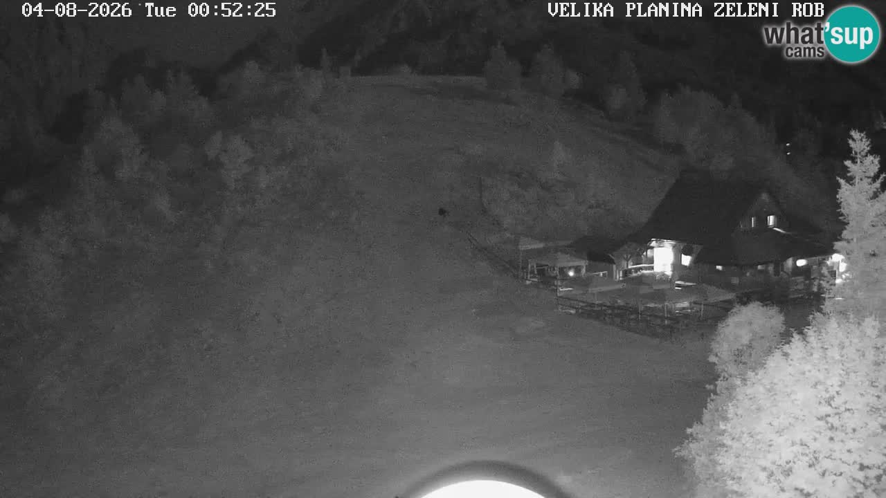 Zeleni Rob – kamera v živo | Velika Planina