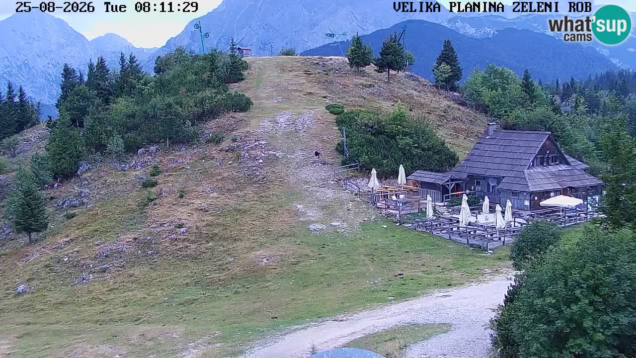 Zeleni Rob | Web kamera Velika Planina