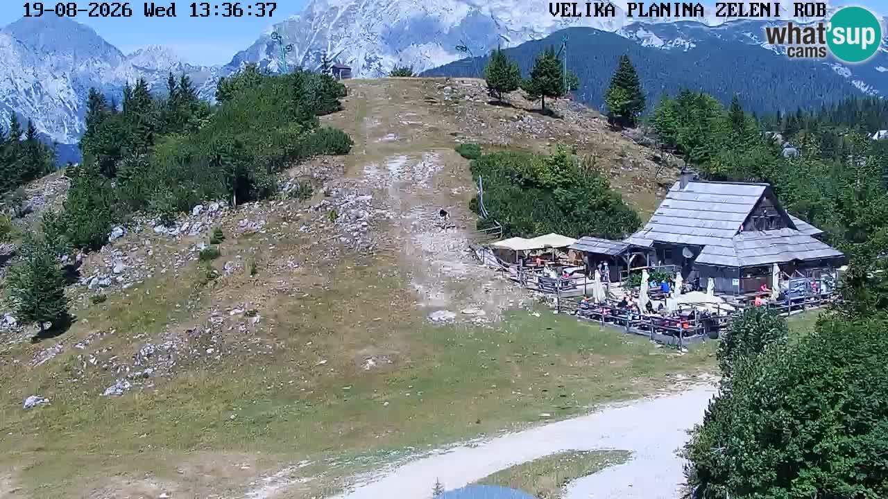 Zeleni Rob | Webcam live Velika Planina