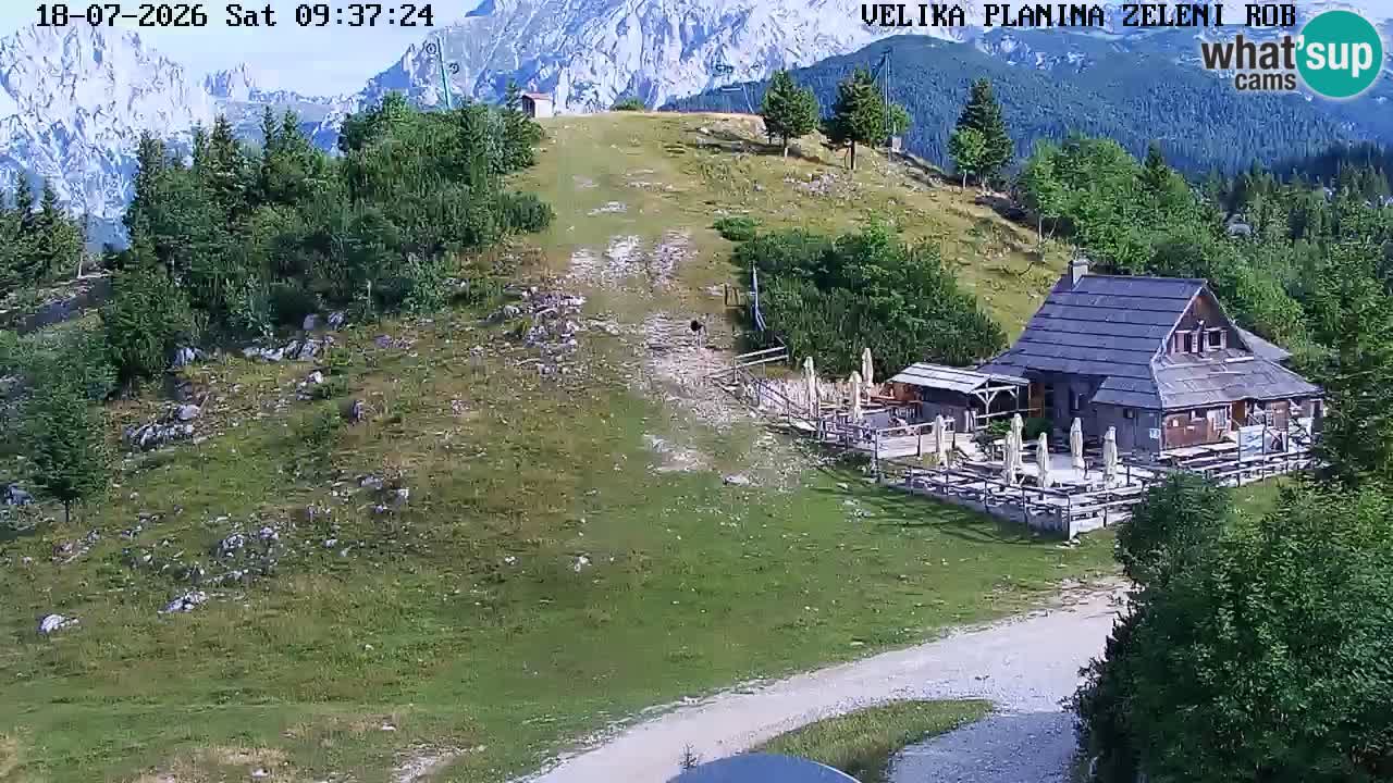 Zeleni Rob – Webcam live | Velika Planina