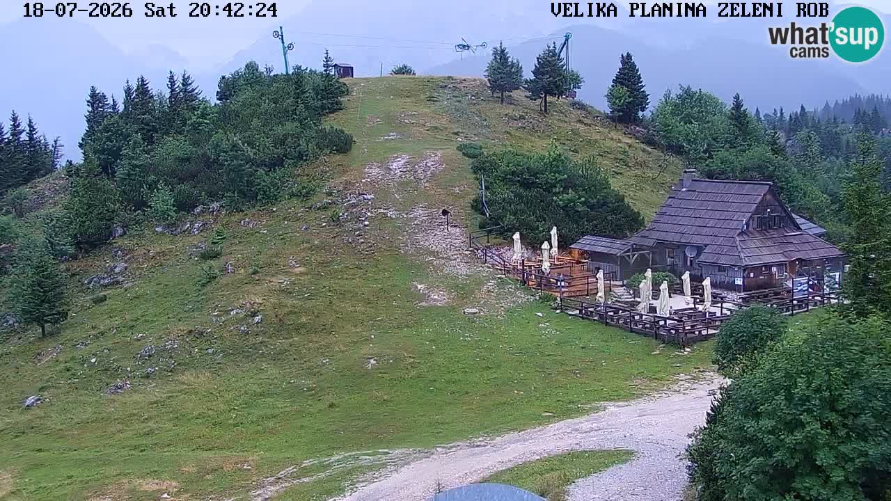 Zeleni Rob – Webcam live | Velika Planina
