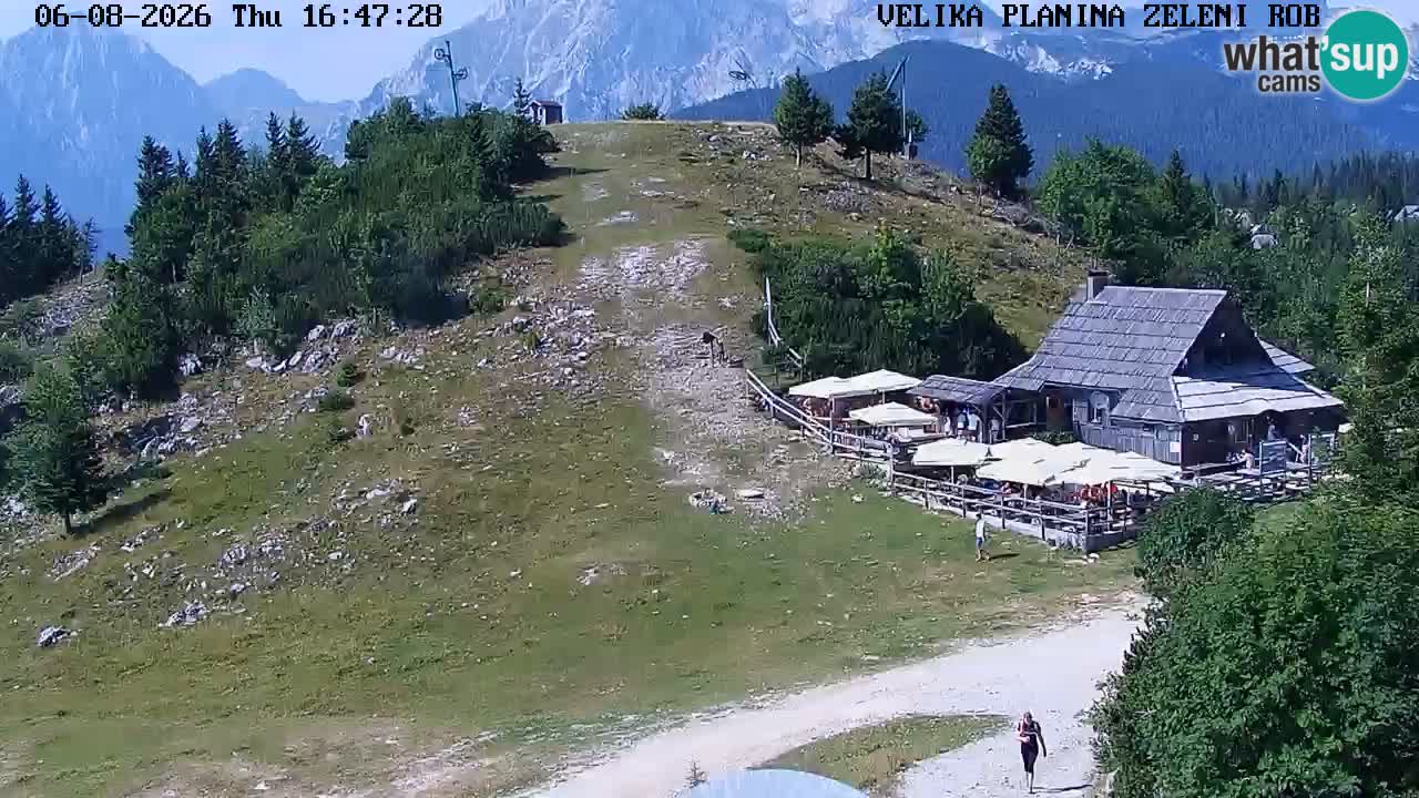 Zeleni Rob | Webcam en vivo Velika Planina