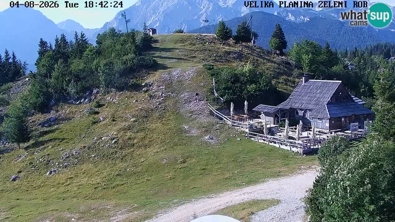 Zeleni Rob – Webcam live | Velika Planina