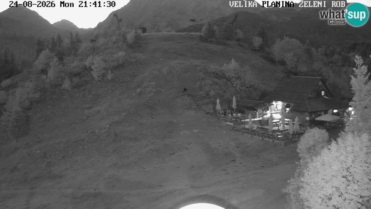 Zeleni Rob | Webcam en vivo Velika Planina