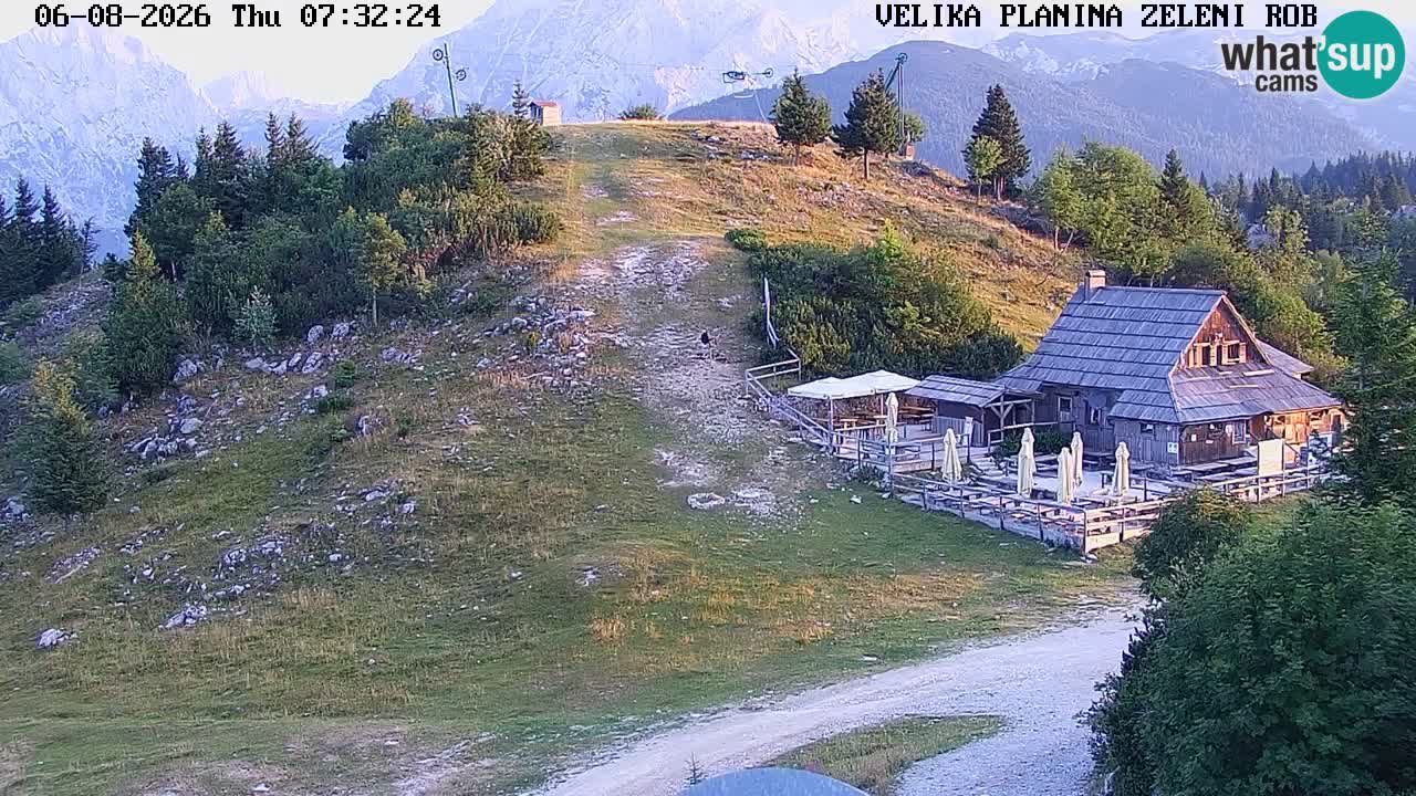 Zeleni Rob – Webcam live | Velika Planina
