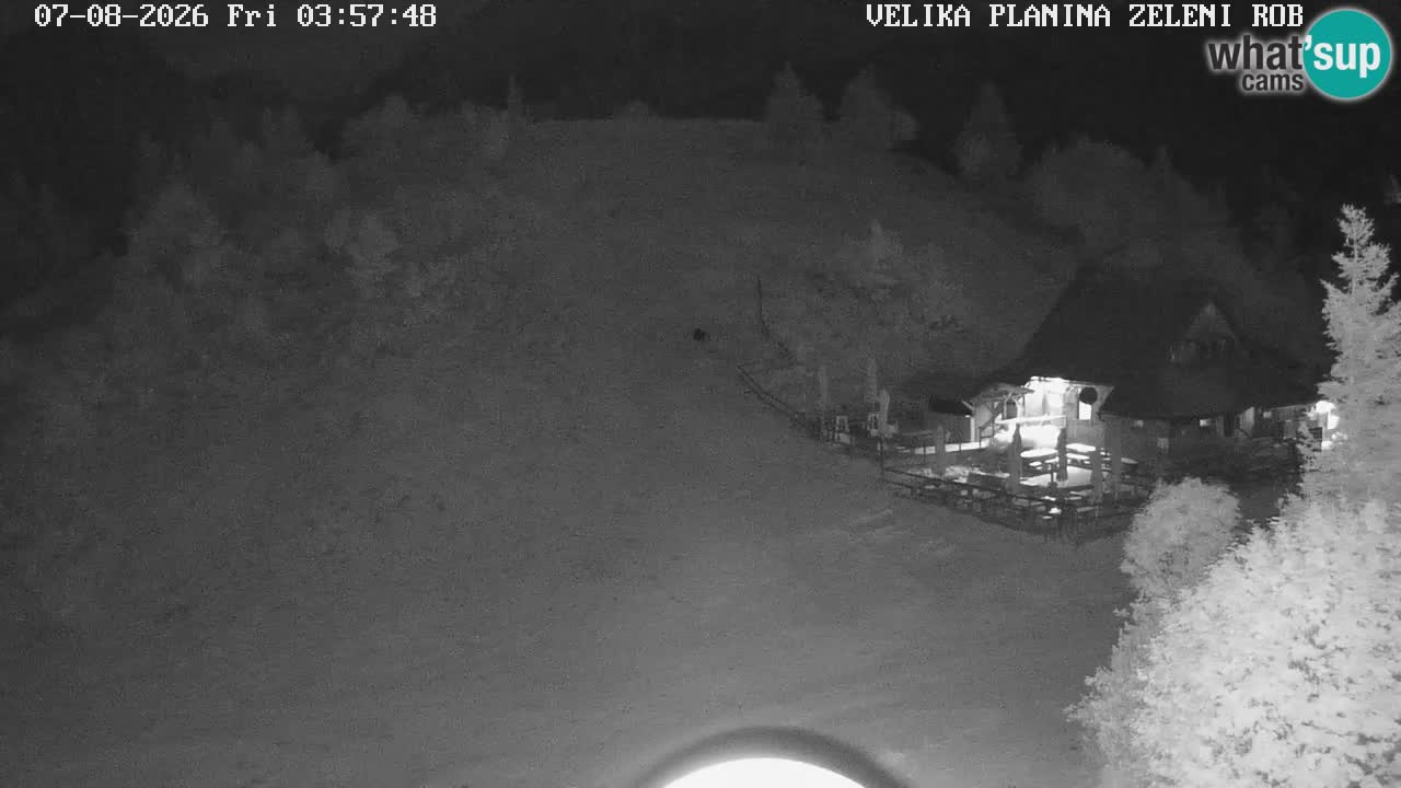 Zeleni Rob – Webcam live | Velika Planina