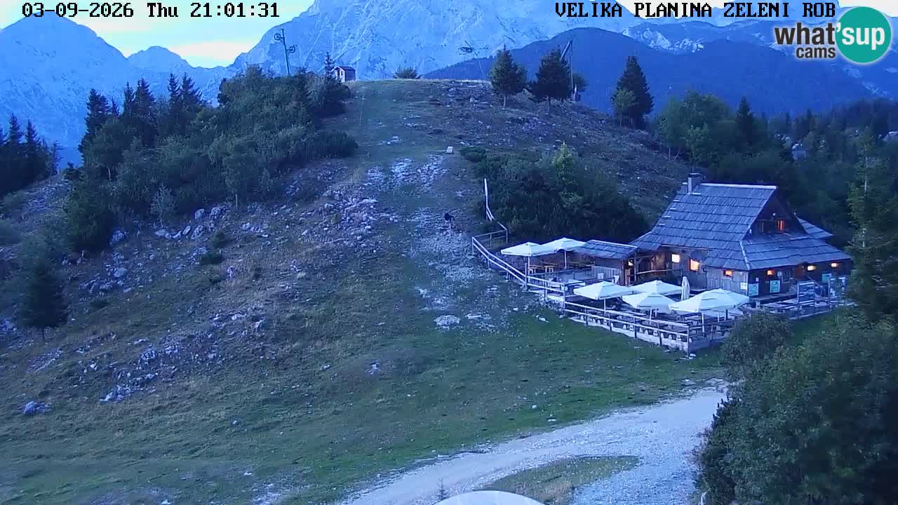 Zeleni Rob – Webcam live | Velika Planina