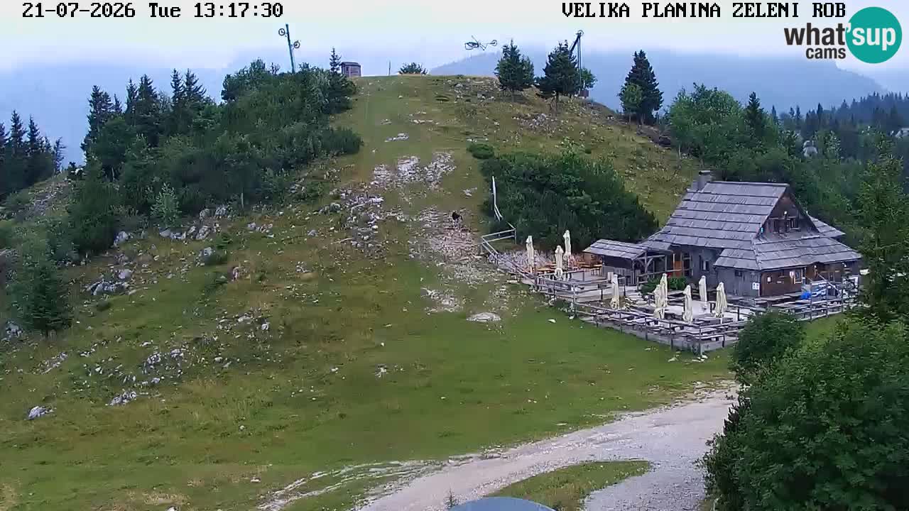 Zeleni Rob – Webcam live | Velika Planina