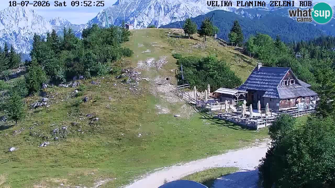 Zeleni Rob – Webcam live | Velika Planina