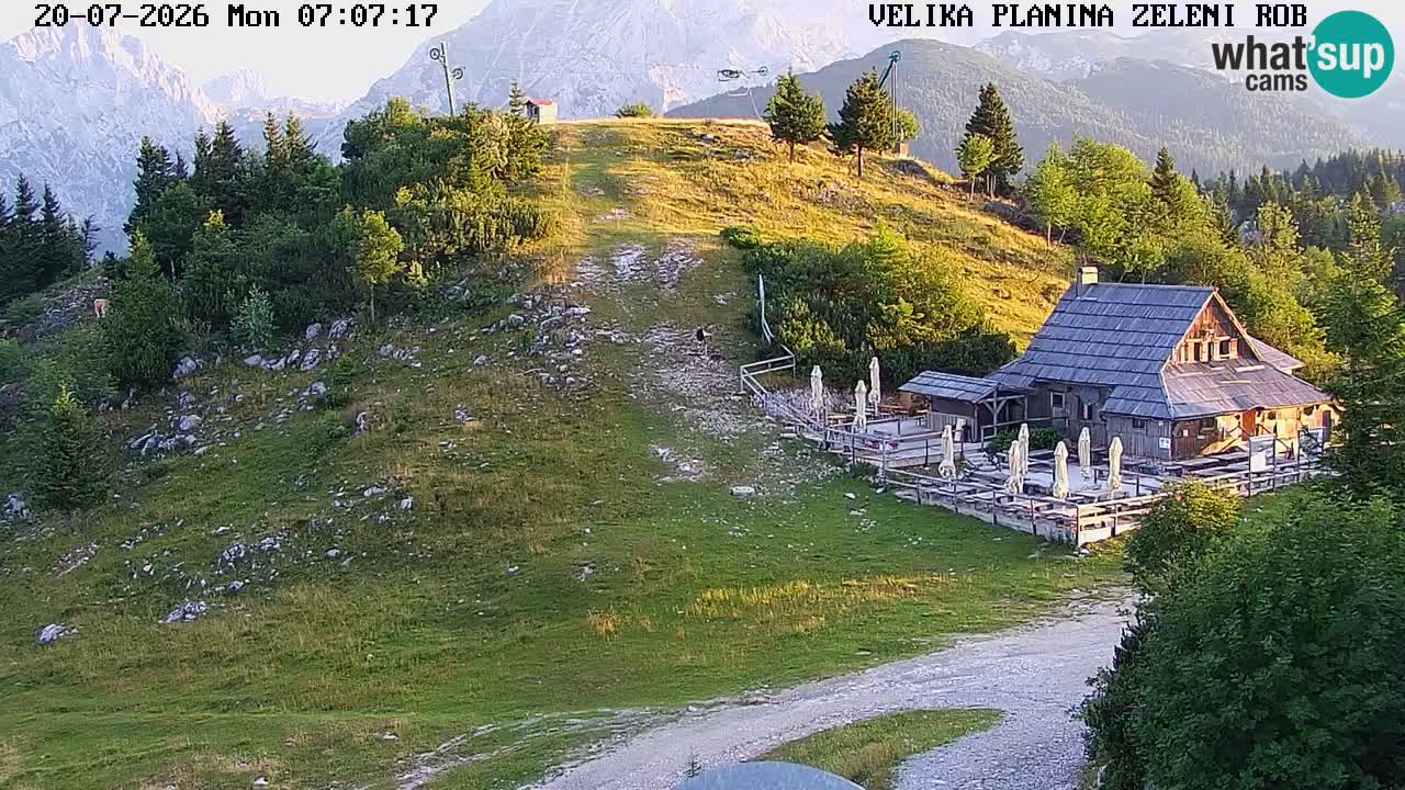 Zeleni Rob | Webcam live Velika Planina
