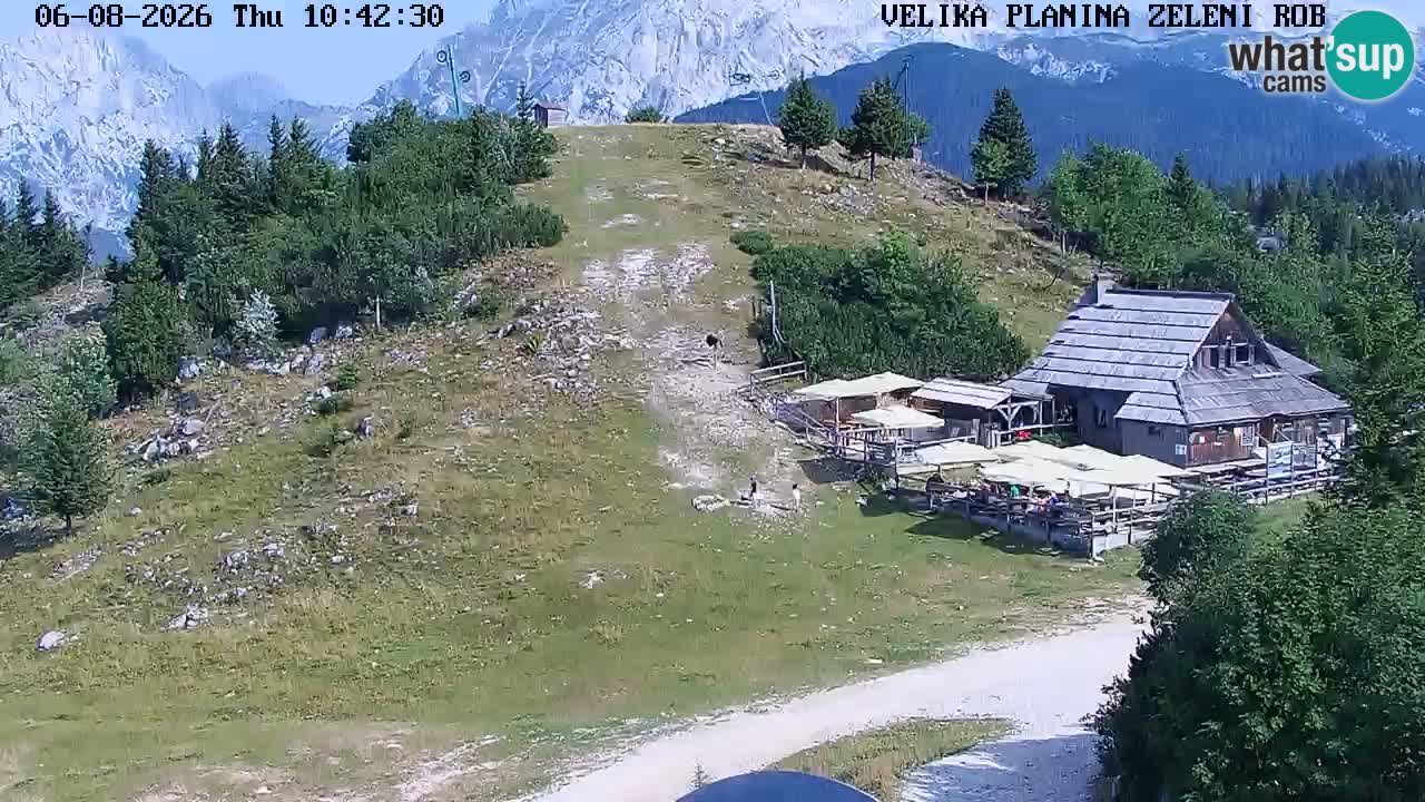 Zeleni Rob | Webcam live Velika Planina