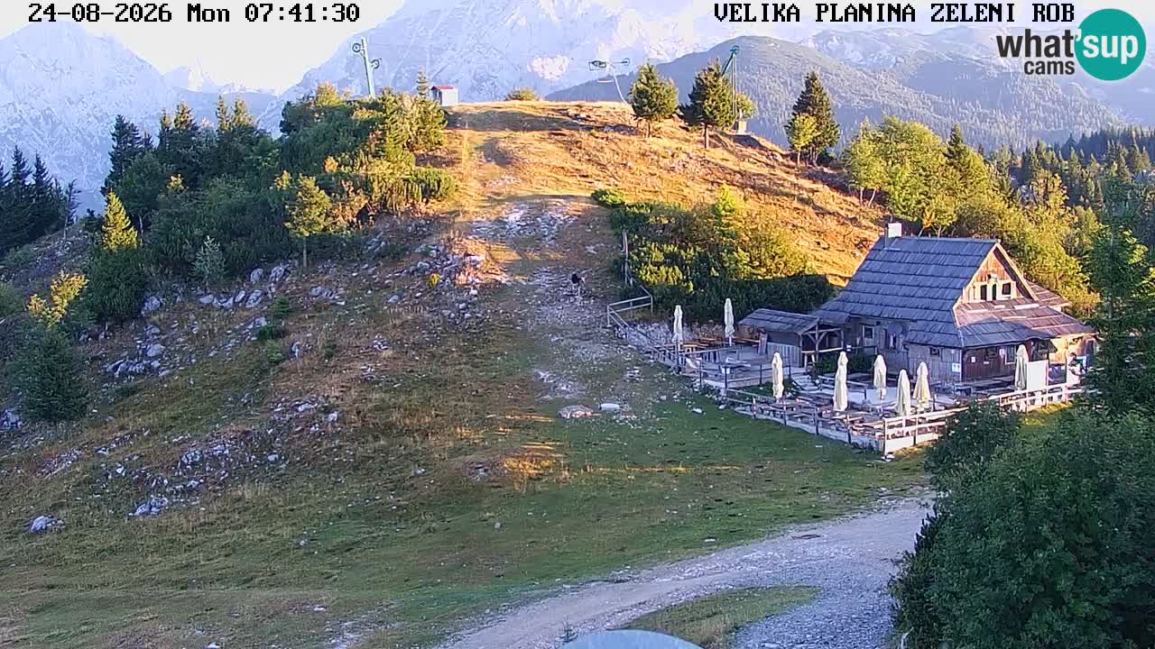 Zeleni Rob | Webcam live Velika Planina
