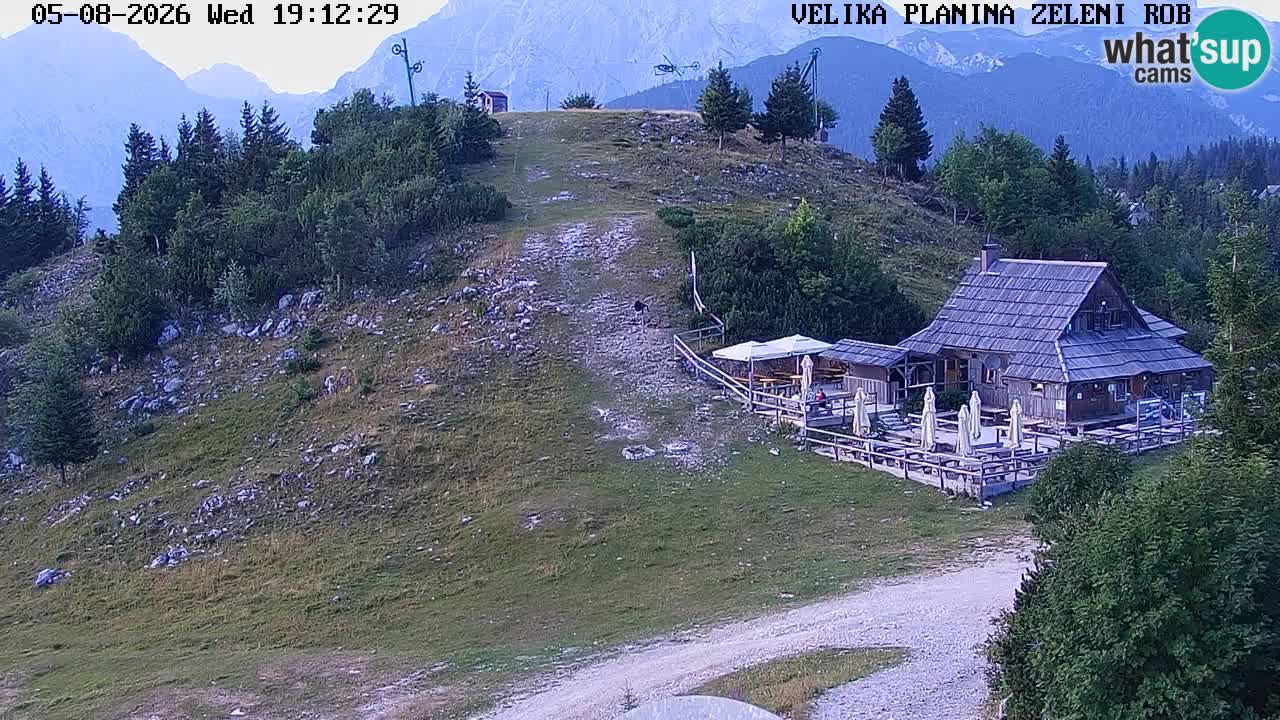 Zeleni Rob – Webcam live | Velika Planina
