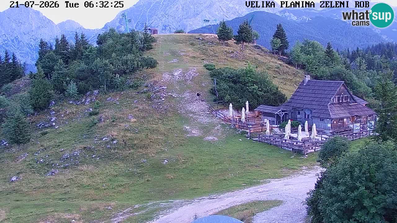 Zeleni Rob – Webcam live | Velika Planina