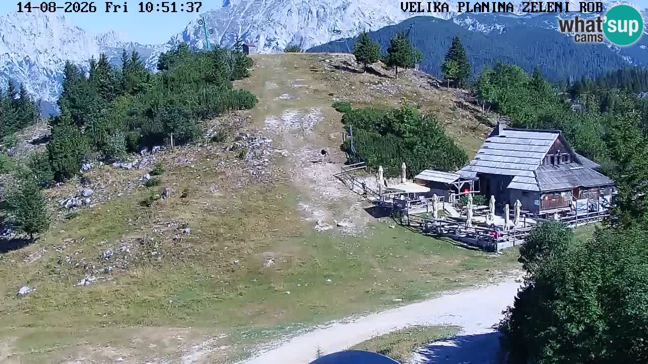 Zeleni Rob | Webcam live Velika Planina