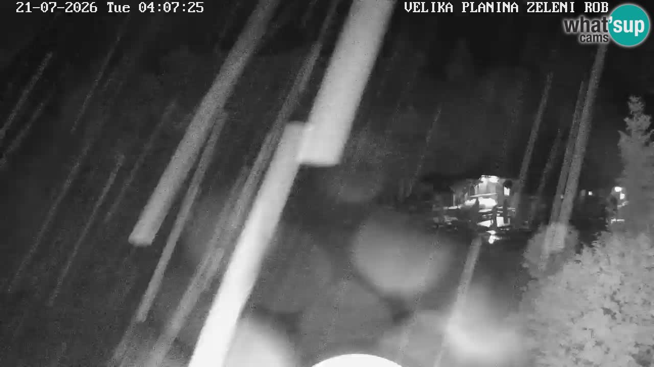 Zeleni Rob | Webcam en vivo Velika Planina