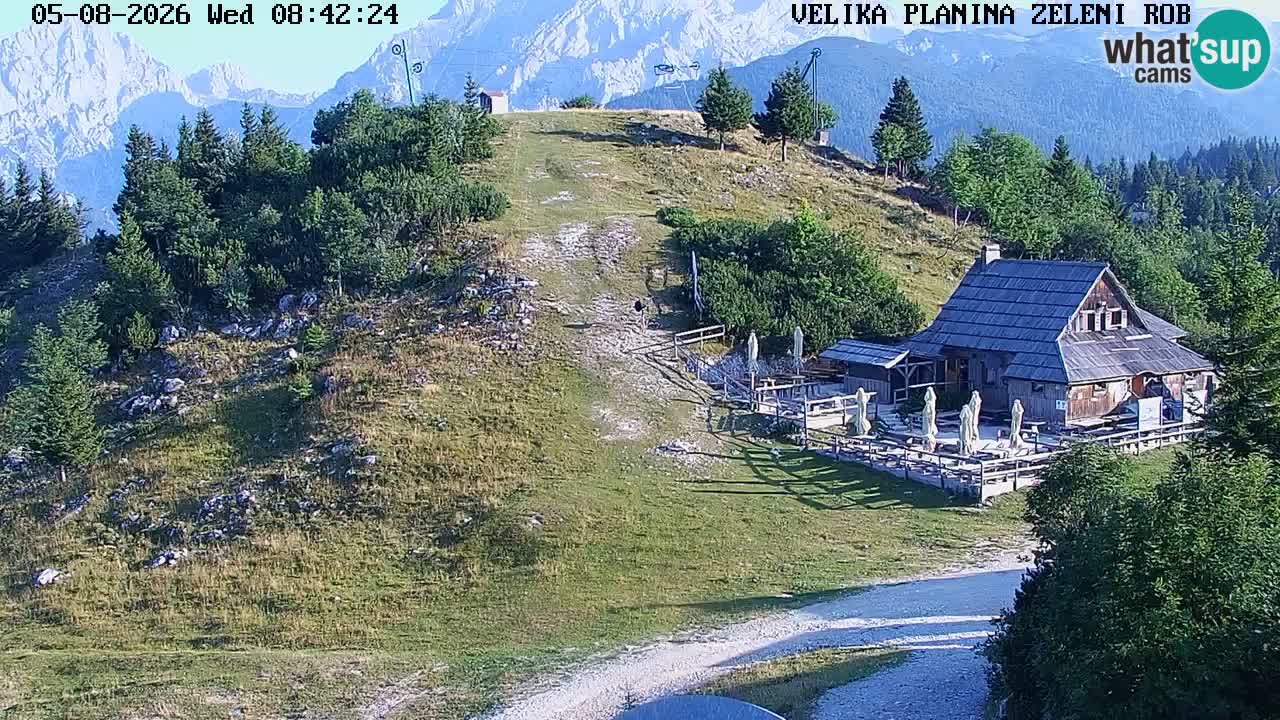 Zeleni Rob – Webcam live | Velika Planina