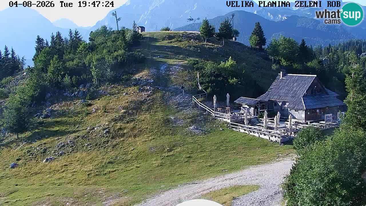 Zeleni Rob | Webcam live Velika Planina