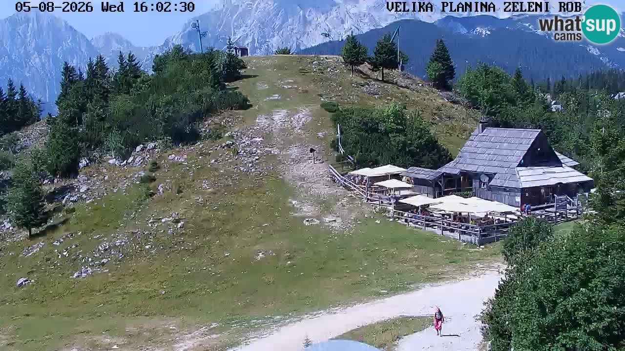 Zeleni Rob | Web kamera Velika Planina
