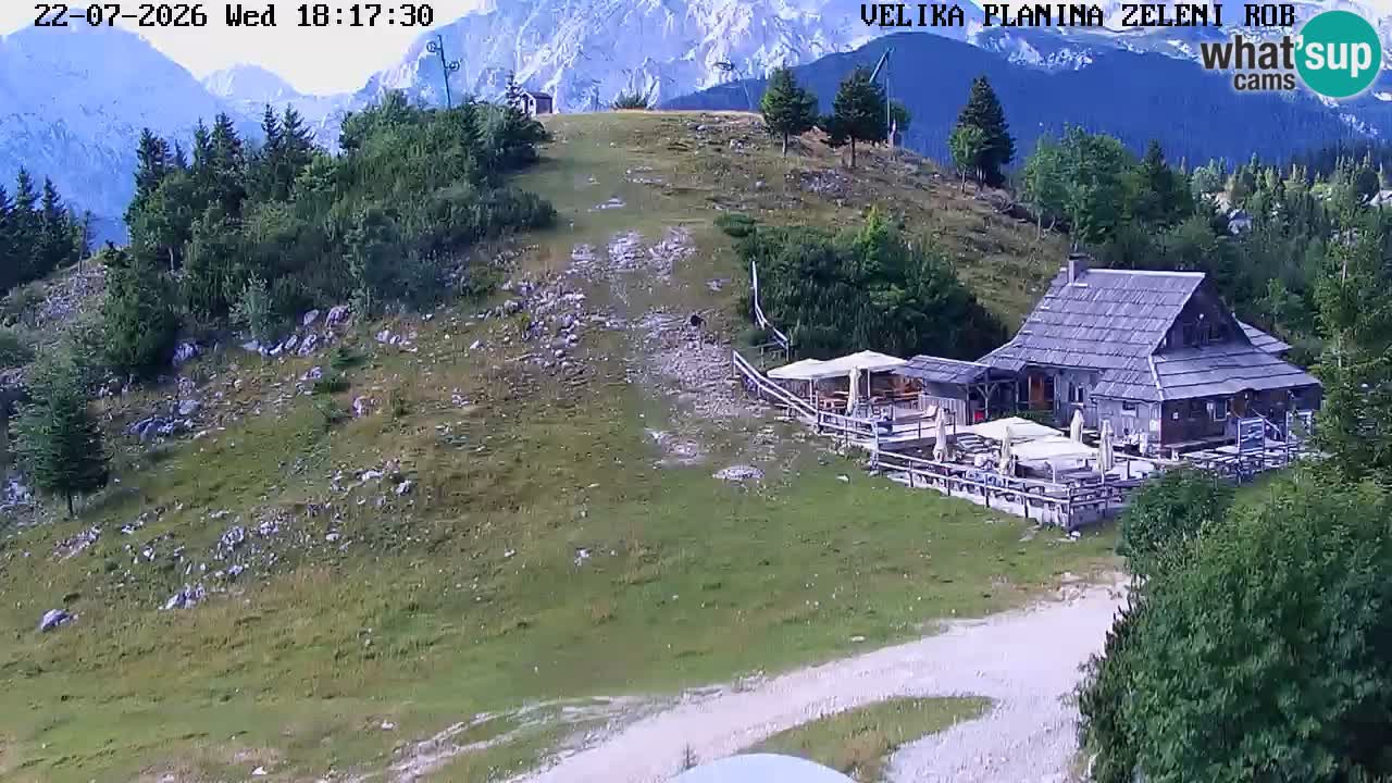 Zeleni Rob – Webcam live | Velika Planina
