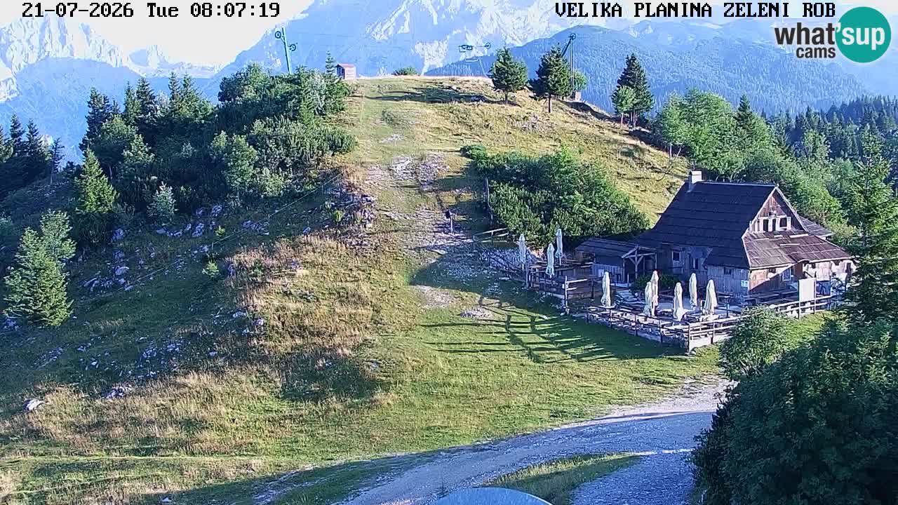 Zeleni Rob – Webcam live | Velika Planina