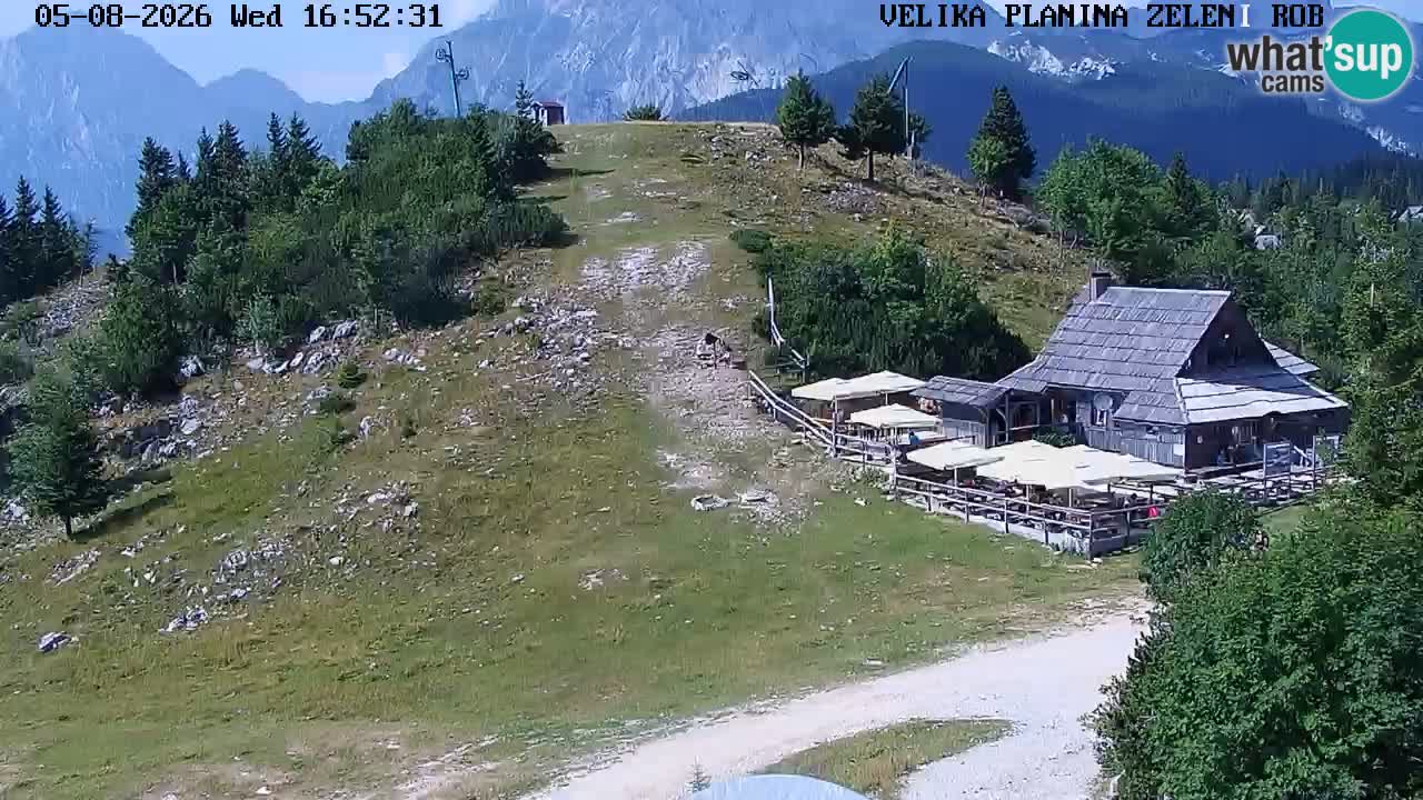 Zeleni Rob – Webcam live | Velika Planina