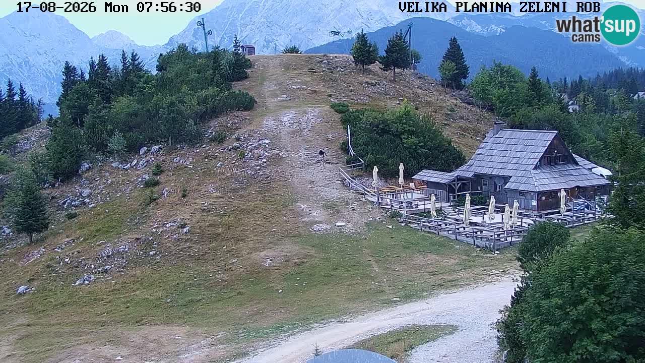 Zeleni Rob – Webcam live | Velika Planina