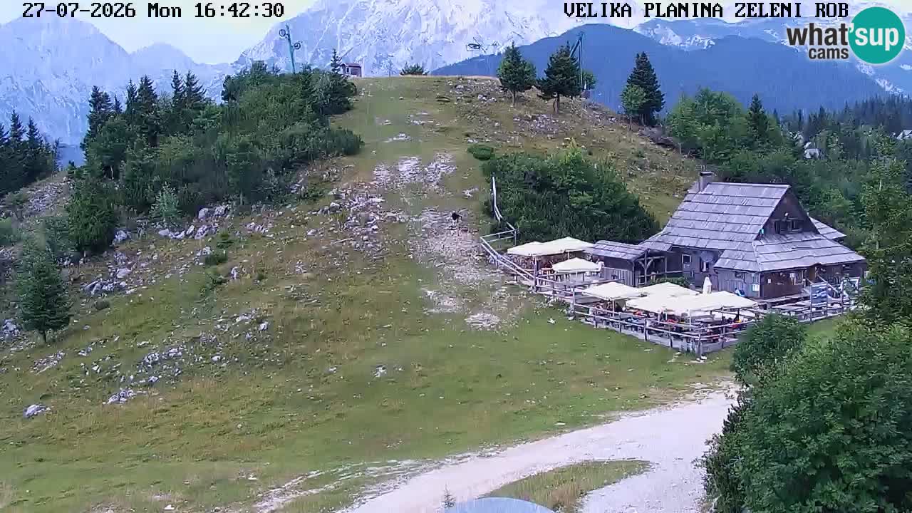 Zeleni Rob | Web kamera Velika Planina