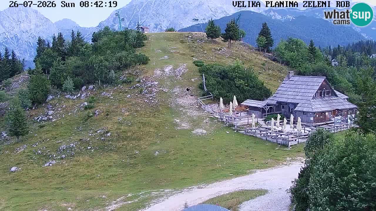 Zeleni Rob – Webcam live | Velika Planina