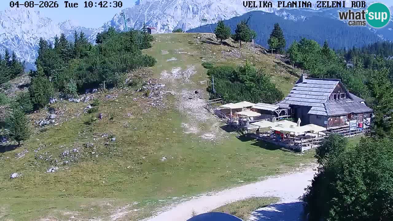 Zeleni Rob – Webcam live | Velika Planina