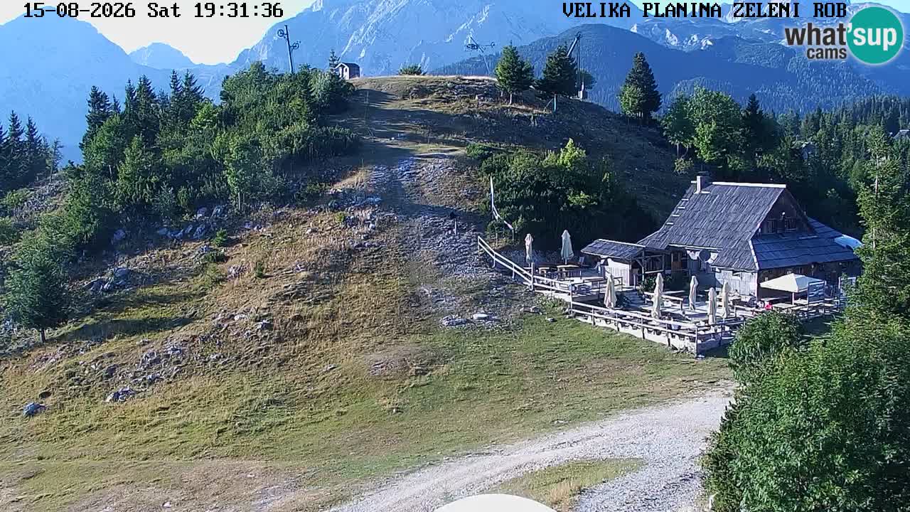 Zeleni Rob – Webcam live | Velika Planina