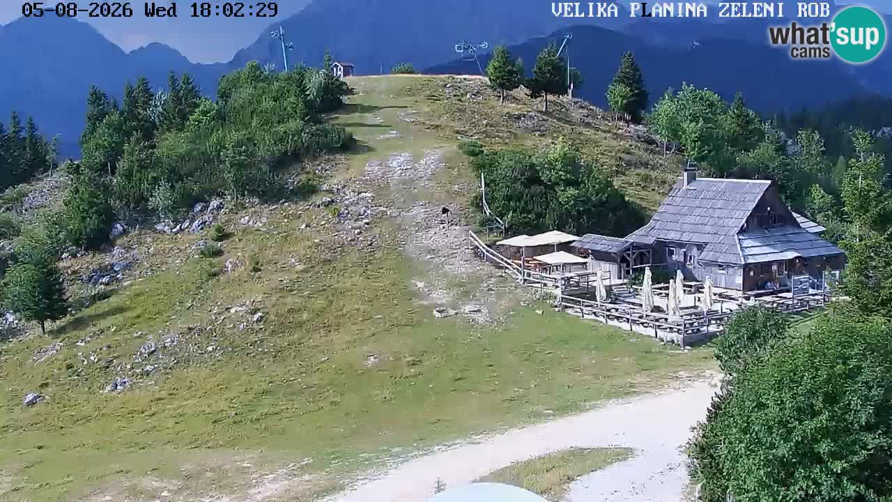 Zeleni Rob – Webcam live | Velika Planina