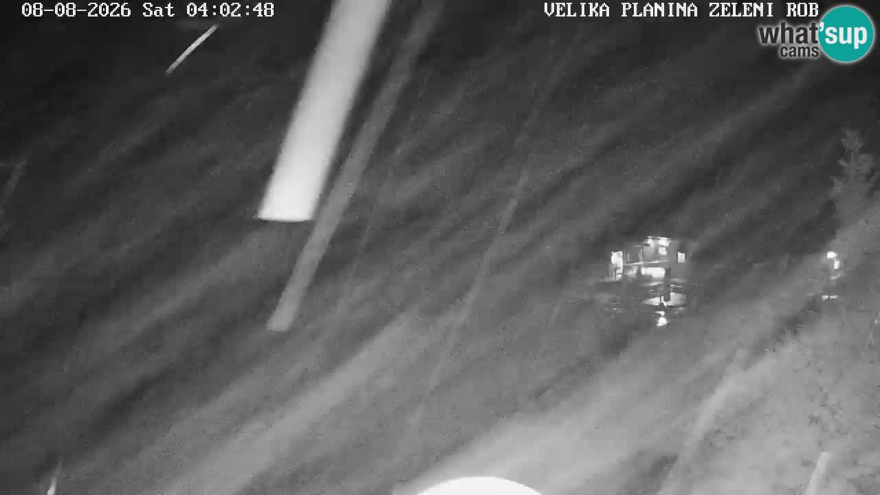 Zeleni Rob | Webcam en vivo Velika Planina