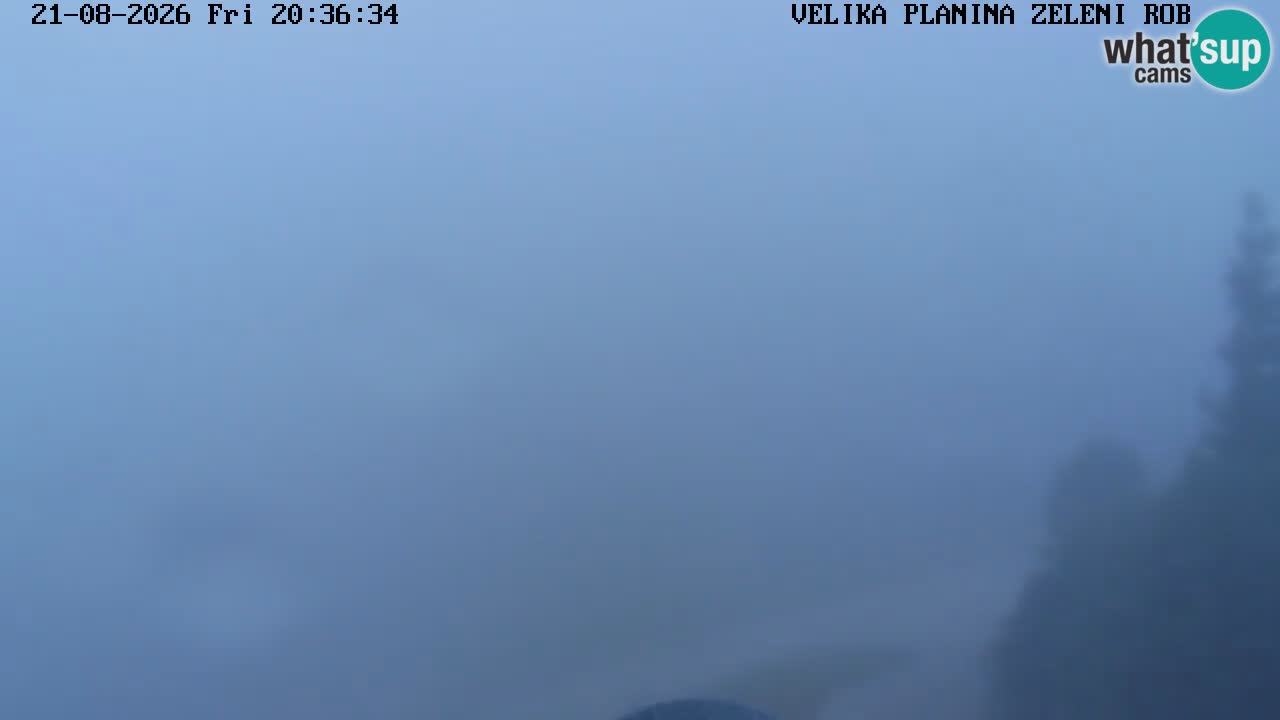 Zeleni Rob | Webcam en vivo Velika Planina