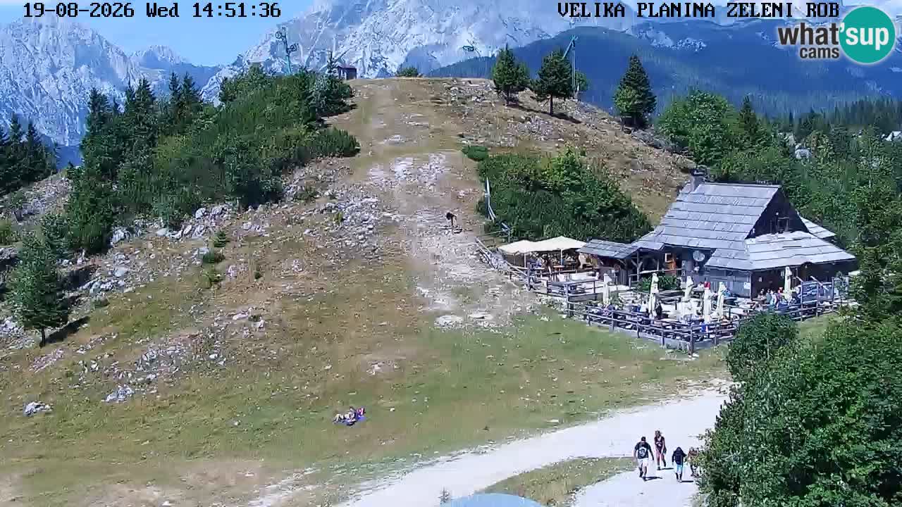 Zeleni Rob – Webcam live | Velika Planina